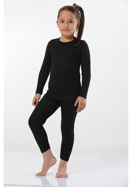 Unisex Çocuk Siyah Termal Body MKT2005 Tek Üst fiyatları