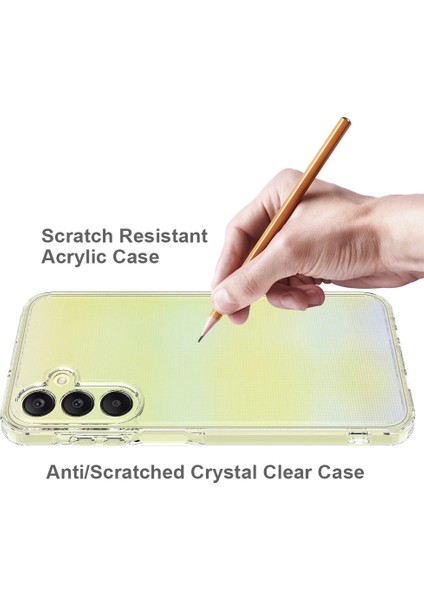 Samsung Galaxy A25 5G(GLOBAL)(161,0 x 76,5 x 8,3mm)Akrilik + Tpu Şeffaf Kılıf Çizilmeye Dayanıklı Telefon Kapağı (Yurt Dışından) indirimleri