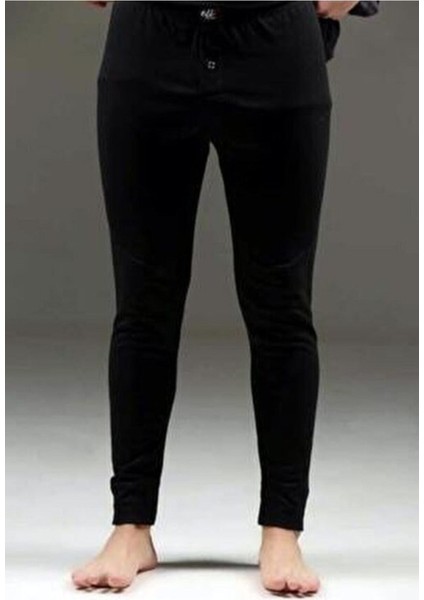 Erkek Siyah Termal Şardonlu Thermo Cool Içlik Tayt