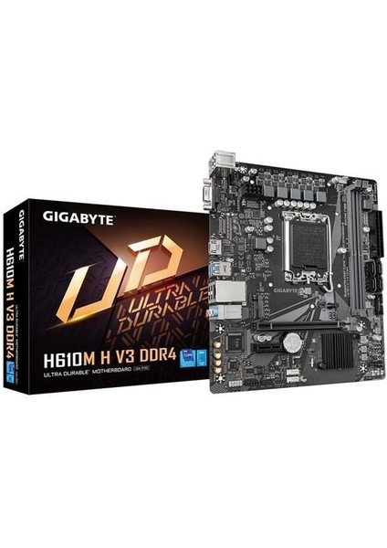Gıgabyte H610M H V3 100 MHz DDR4 HDMI Pcıe 4.0 1700P Matx Anakart