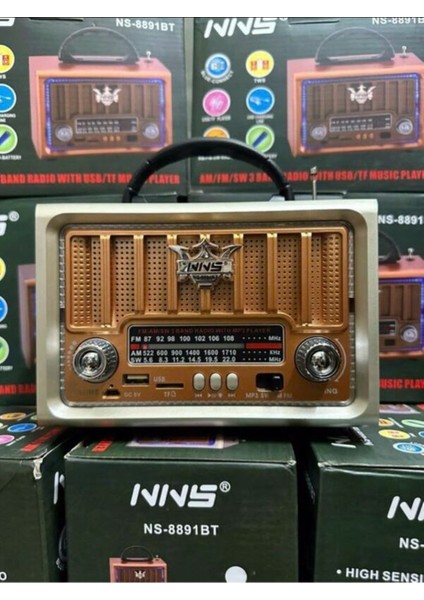 Kahverengi Nostaljik Radyo, Şık ve Şık Tasarım, Yüksek Ses Kalitesi