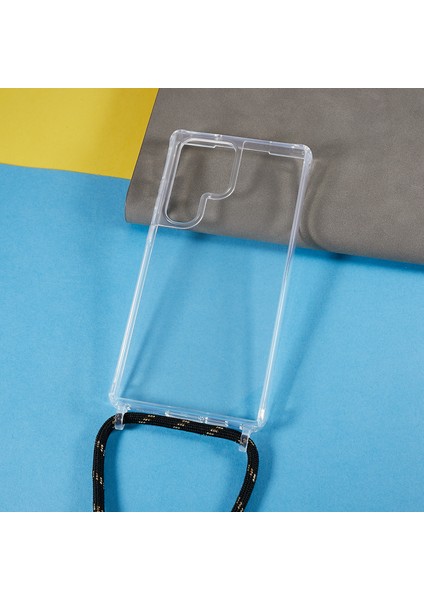 Samsung Galaxy S23 Için Ultra Tpu+Akrilik Telefon Damla Geçirmez Kapak, Long Lawy-Black/altın ile Net Çizgiye Karşı Çizgiye Karşı Kılıf (Yurt Dışından) fiyatları