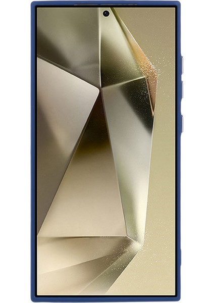 Samsung Galaxy S24 Ultra Kickstand Kılıf Silikon Kapak Büyük Lens Deliği-Safir (Yurt Dışından) fiyatları