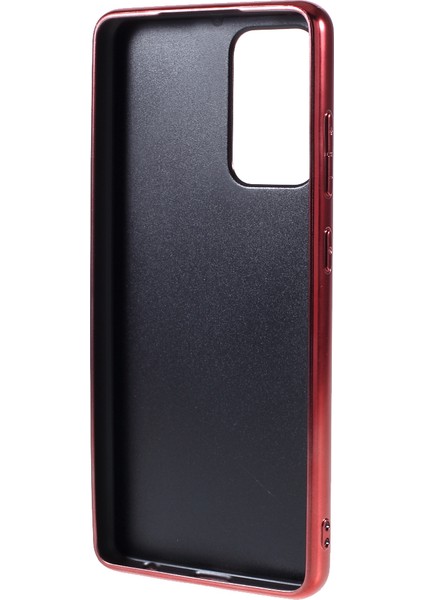 Pırıltılı Payetler Tasarım Kaplama Tpu Çerçevesi+Pc Hibrid Kapak Kılıfı Samsung Galaxy A52 4G/5G/A52S 5g-Wıne Kırmızı (Yurt Dışından) modelleri