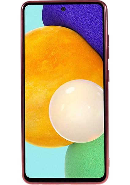 Pırıltılı Payetler Tasarım Kaplama Tpu Çerçevesi+Pc Hibrid Kapak Kılıfı Samsung Galaxy A52 4G/5G/A52S 5g-Wıne Kırmızı (Yurt Dışından) fırsatları