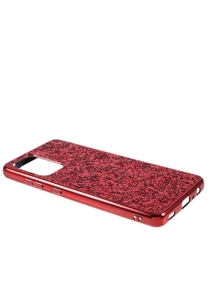 Pırıltılı Payetler Tasarım Kaplama Tpu Çerçevesi+Pc Hibrid Kapak Kılıfı Samsung Galaxy A52 4G/5G/A52S 5g-Wıne Kırmızı (Yurt Dışından) indirimleri