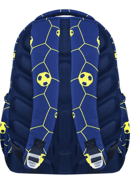 Futbol Topu Desenli Üçlü Erkek Çocuk Ilkokul Okul Çantası Seti (Çanta Termal Beslenme Kalemlik) indirimleri