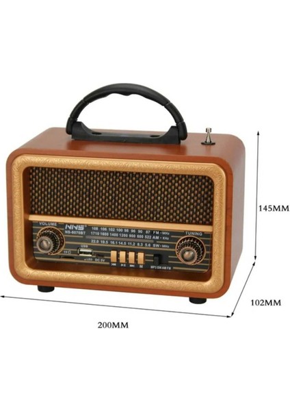 Taşınabilir Ahşap Fm Radyo Bluetooth Tf USB Destekli Yeni Nesil Tasarım fırsatları