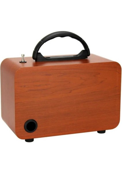 Taşınabilir Ahşap Fm Radyo Bluetooth Tf USB Destekli Yeni Nesil Tasarım