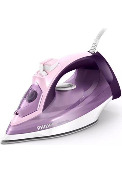 Guneri Store DST5020/30 Buharlı Ütü, Mor/beyaz, 2400W, 60 gr Şok Buhar, 40 gr Sürekli Buhar, Steam Glide Taban, Mor/beyaz