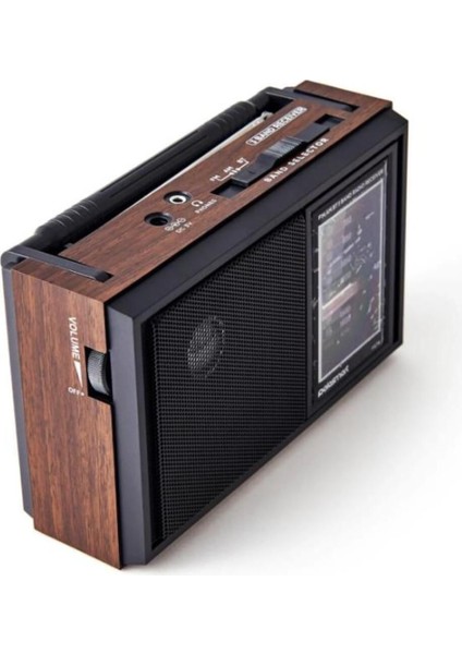 Kahverengi Nostaljik Radyo, Retro Tasarım ve Zengin Ses Kalitesi modelleri