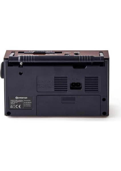 Kahverengi Nostaljik Radyo, Retro Tasarım ve Zengin Ses Kalitesi fırsatları