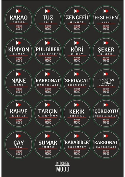 12'li Cam Baharatlık Seti, Ahşap Kapak, Mini Kaşıklı, Etiketli, 320 ml indirimleri