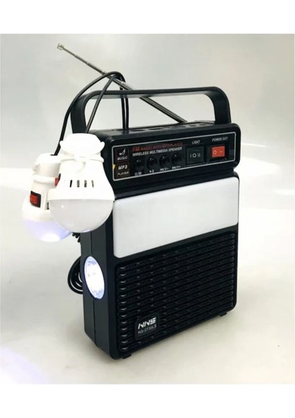 Güneş Enerjili Portatif Fm Am Sw Bluetooth Radyo Bej Renkli, Pratik ve Şık Tasarım