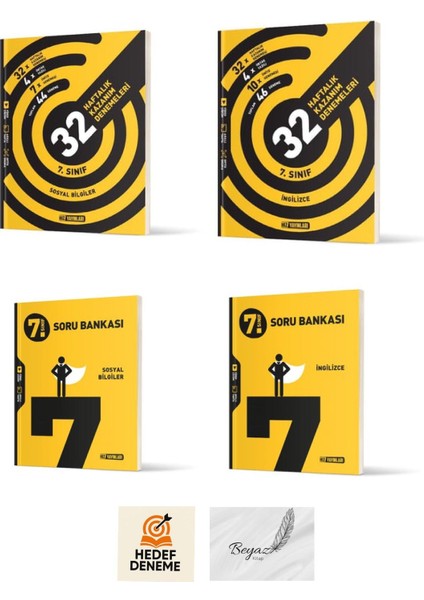 Hız 7.sınıf 32 Haftalık Sosyal Bilgiler Ingilizce Denemeleri Sosyal Bilgiler Ingilizce Soru Bankası Hedef Deneme