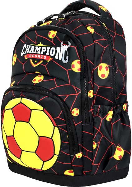 Futbol Topu Desenli Üçlü Erkek Çocuk Ilkokul Okul Çantası Seti (Çanta Termal Beslenme Kalemlik) indirimleri