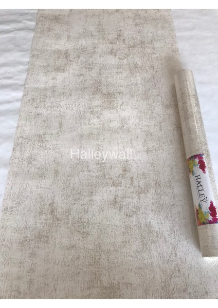 68-2 Beyaz Açık Kahve Desenli Duvar Kağıdı