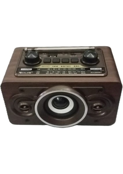 Kompakt Radyo RX-2503BT, Fm, 3 Bant, Usb, Hafıza Kartı, Bluetooth, Şık Tasarım