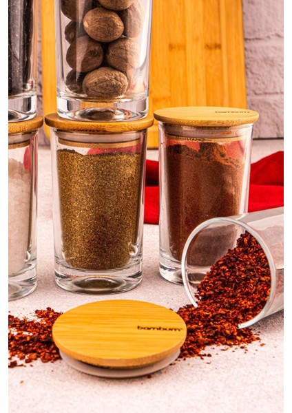 12'li Vakumlu Baharatlık Seti, Şık ve Pratik Mutfak Düzeni Sağlar modelleri