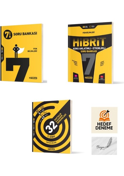 Hız 7.sınıf Fen Bilimleri Soru Hibrit Fen Bilimleri Konu Anlatımlı Soru 32 Haftalık Fen Bilimleri Denemeleri Hedef Deneme