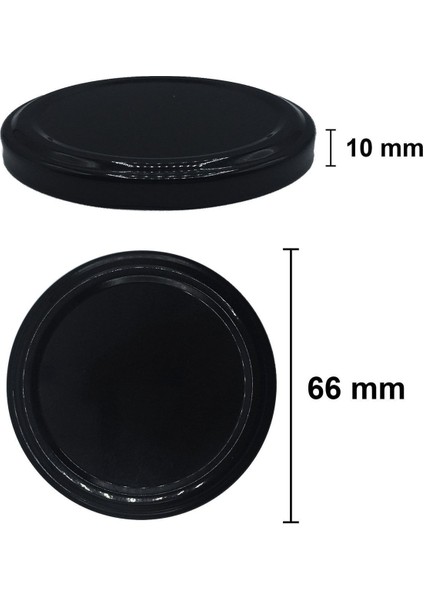 500 ml Siyah Metal Kapaklı Uzun Cam Kavanoz 30 Adet modelleri