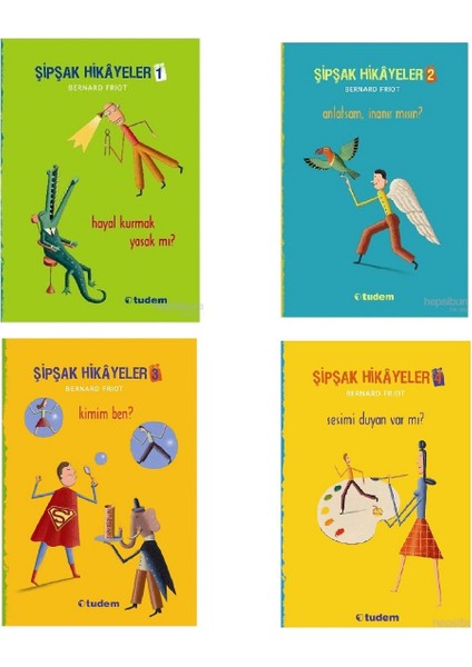 Bernard Friot, Şipşak Hikâyeler Seti (4 Kitap) Set
