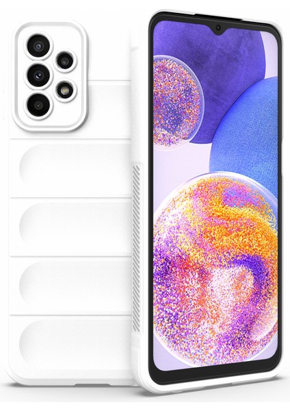 Samsung Galaxy A23 5g (Global Versiyon)/4g Tpu Telefon Kılıfı Anti-Drop Koruma Geri Kapak-Beyaz (Yurt Dışından)