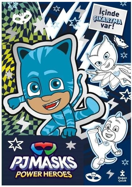 Pjmasks Power Heroes Renk Koleksiyonu Boyama Kitabı