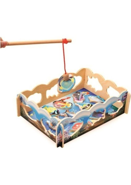 Ahşap Balık Yakalama Seti, Mıknatıslı ve Tak-Yerleştir Özellikli, Eğlenceli ve Pratik Oyun. fiyatları