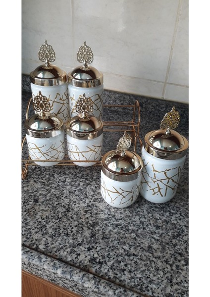 7 Parça Şık Baharat Takımı, Güzel ve Kullanışlı Baharat Kutusu Seti modelleri