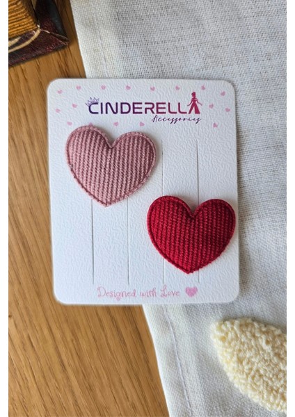 2'li Kalpli Saçsız Bebek Tokası 3.5 cm - Az Saçlı Kız Bebek Toka Seti Çıtçıtlı Yenidoğan Tokası