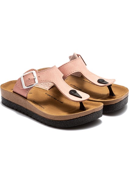Aris Çocuk Parmak Arası Terlik Pudra 30/35