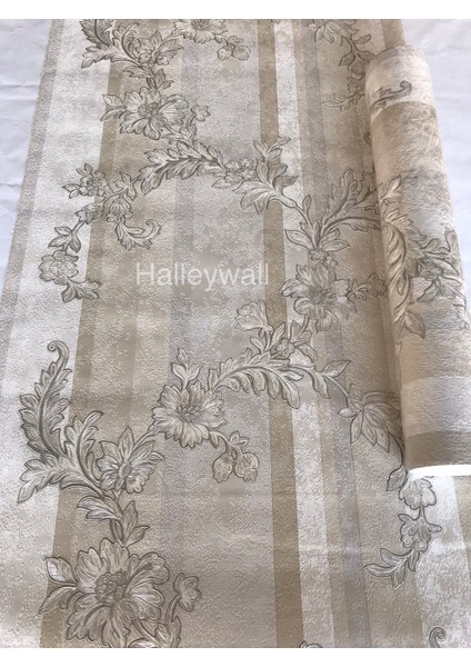 3343 Çiçek Desenli 3D 5m2 Duvar Kağıdı