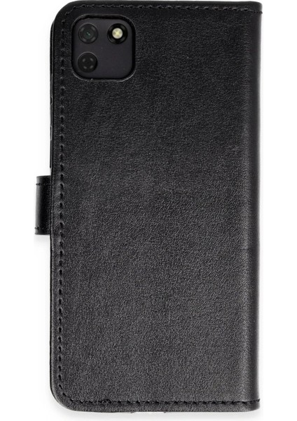 Huawei Y5P Kılıf Trend S Plus Kapaklı Kılıf - Siyah