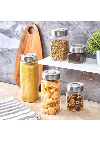 Çok Renkli 1600 ml Kavanoz, Şık ve Kullanışlı Saklama Kabı fırsatları