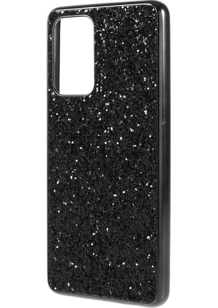 Işıltılı Payetler Tasarımı Kaplama Tpu Çerçevesi+Pc Hibrid Kapak Kasası Için Samsung Galaxy A52 4G/5G/A52S 5g-Black (Yurt Dışından) fiyatları