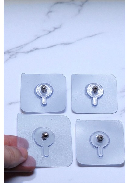 Yapışkanlı Duvar Vidası Çerçeve Askısı Vidalı Tırnak Kanca Şeffaf Duvar Askısı fırsatları