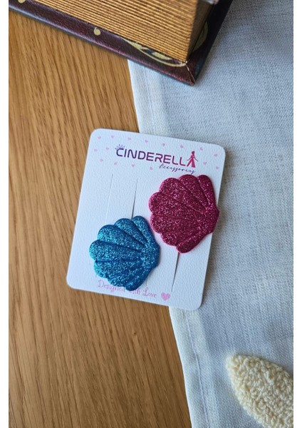 2'li Deniz Kabuğu Tasarım Saçsız Bebek Tokası - Az Saçlı Kız Bebek Çıtçıtlı Yenidoğan Toka Seti fiyatları