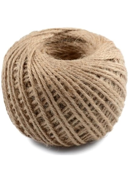 Hasır Ipi – Kendir, Keten ve Çuval Ipi, 50 Metre, Süsleme ve Dekorasyon Için Çok Amaçlı Ip