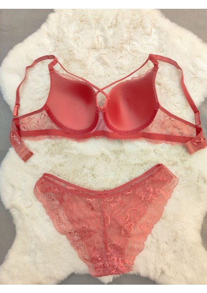 Dantel Detaylı Dolgusuz Çapraz Ipli Balenli Sütyen Külot Takım - Iç Çamaşırı Takımı fiyatları