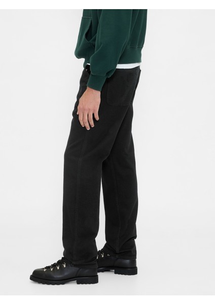 Erkek Siyah Rahat Utility Kaki Pantolon indirimleri
