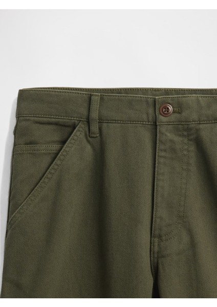 Erkek Koyu Yeşil Rahat Utility Kaki Pantolon modelleri