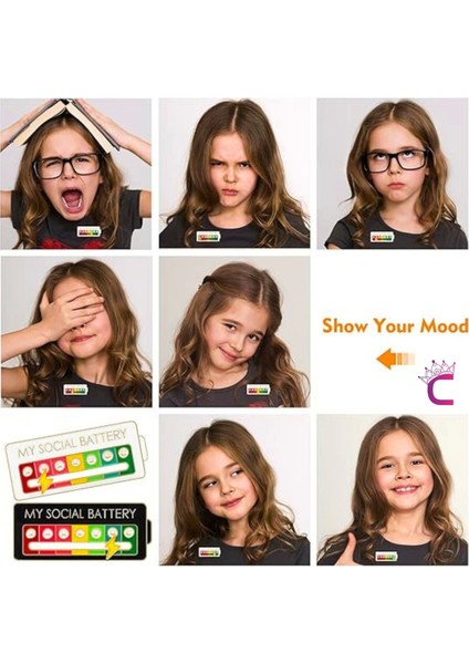 My Social Battery Hareketli Rozet Pin Broş Beyaz - Arkadaş Hediyesi Okul Çanta Ceket Yaka Rozeti indirimleri