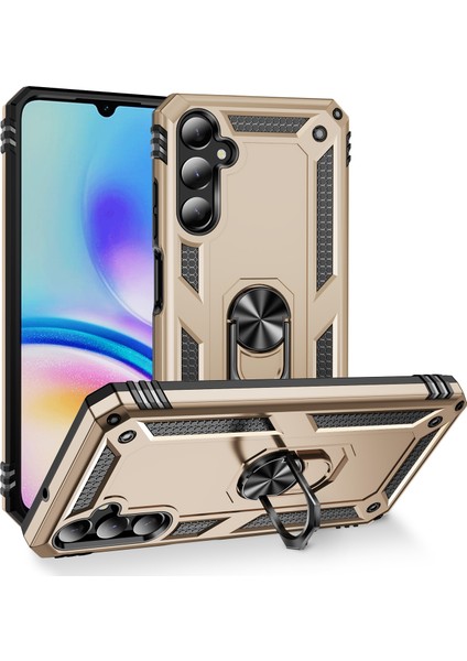 Samsung Galaxy A05S Için 4g Case Ring Ring Kickstand Anti-Fall Tpu+Pc Telefon Kapak-Sold (Yurt Dışından)