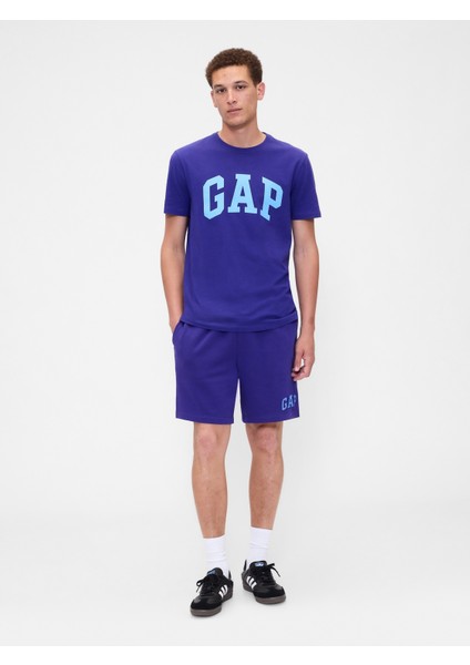 Erkek Koyu Mavi Everyday Soft Gap Logo T-Shirt fırsatları