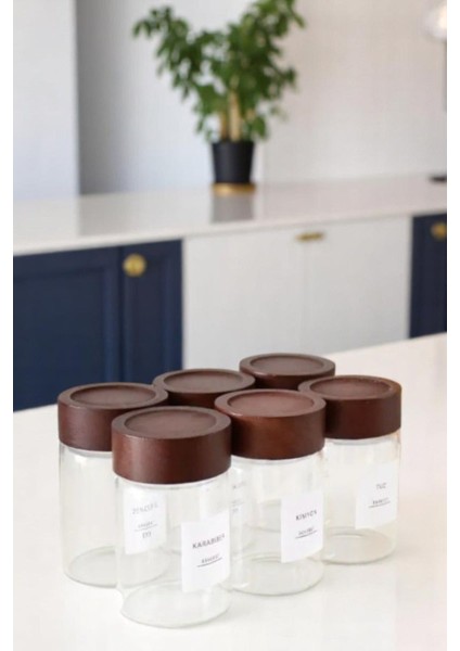 12'li Cam Baharatlık Takımı, 16 Etiket Hediyeli, 240ML, Şık ve Kullanışlı Set indirimleri