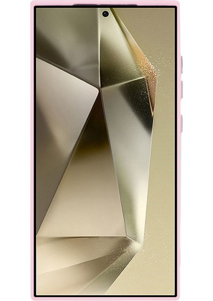 Samsung Galaxy S24 Ultra Kickstand Kılıf Silikon Kapak Büyük Lens Delikli-Pembe (Yurt Dışından) fiyatları