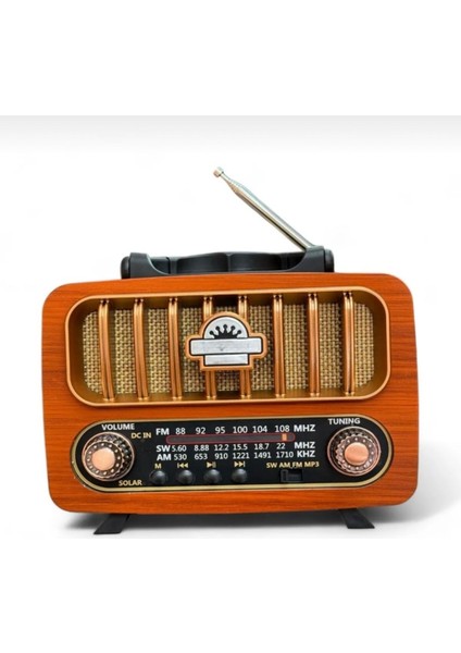 Kahverengi, Şık, Yüksek Sesli, Nostaljik Ayaklı, Kaliteli ve Eskitme Tasarım Radyo fiyatları