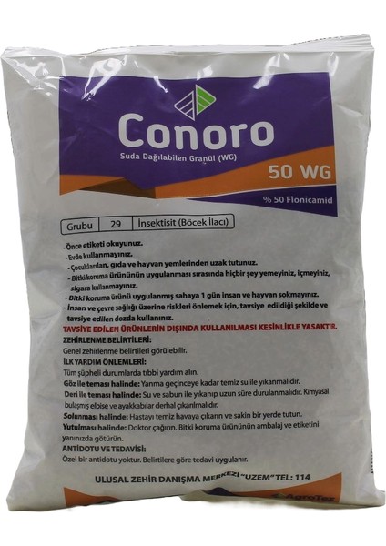 Conoro 50WG Meyve ve Sebzelere Emici Böcek Ilacı 400 gr