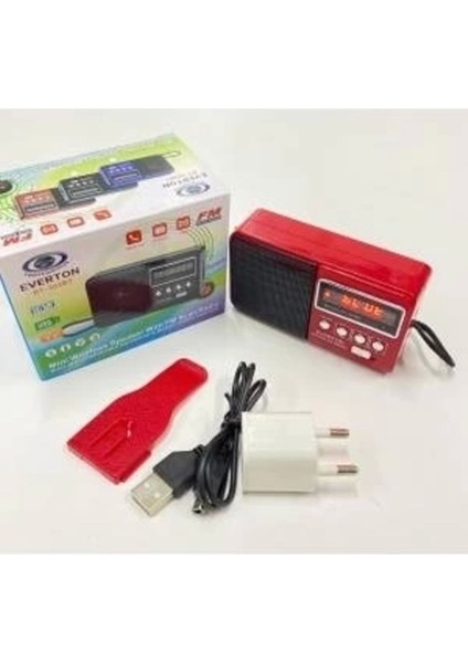 R-303 Çok Renkli USB ve Micro Kartlı Taşınabilir El Radyosu